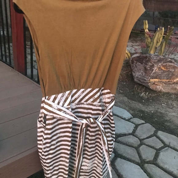 Anthropologie Little Yellow Button Dress - Picture 3 of 4